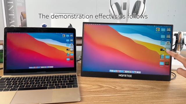 HGFRTEE 14インチ 4K モバイルモニター Amazon.com: HGFRTEE Portable Monitor Touchscreen 14